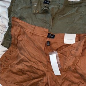 2 pair White House black market shorts